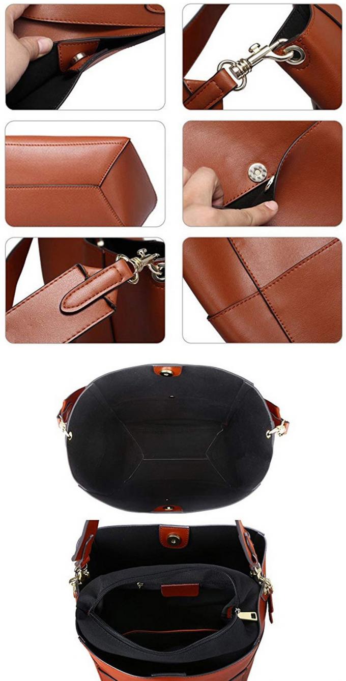Cowhide τσαντών δέρματος των γυναικών ώμων η ευρωπαϊκή και αμερικανική τσάντα γραφείων tote υψηλή διαμόρφωσε tote το δέρμα τσαντών