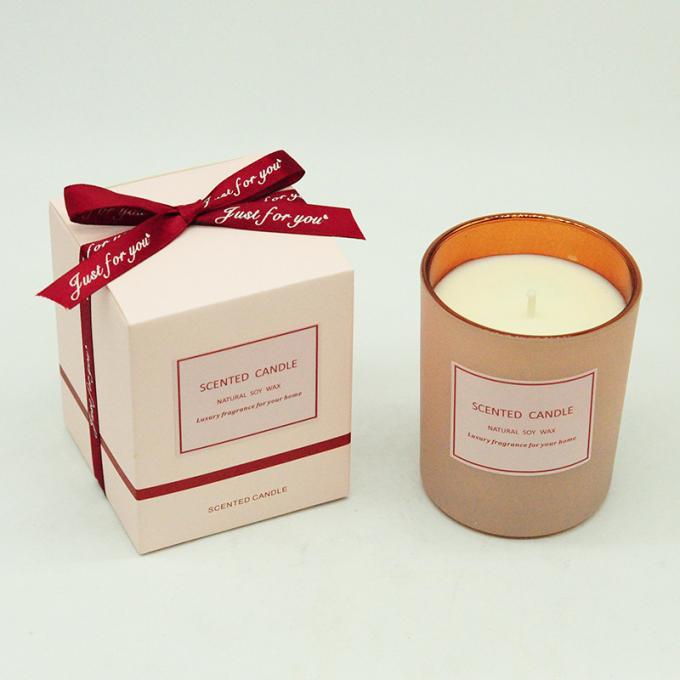 Χονδρικό Aromatherapy σόγιας Scented κερί κεριών κεριών φιλικό προς το περιβάλλον άκαπνο με το κιβώτιο δώρων καπακιών για τους γάμους ημέρας βαλεντίνων γενεθλίων