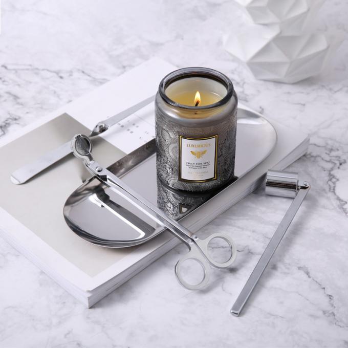 Η χονδρική μίνι τροπική σόγια σημαδεύει τη Scented σόγιας κεριών Scented γυαλιού κεριών συνήθεια ετικετών κεριών ιδιωτική