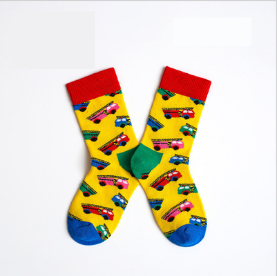 Sporty Printed Picture Socks OEM Available For 7-9 Years Kids