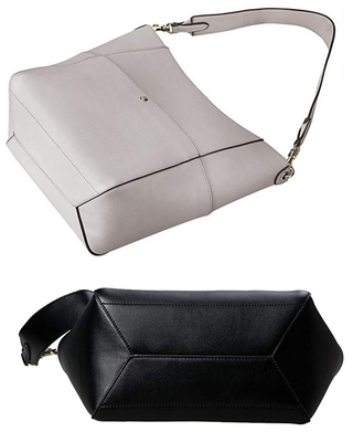 Shoulder Women Tote Handbags 9.5inch X 11.4Inch Genuine Leather Material ODM