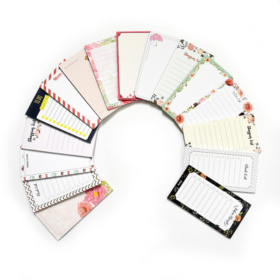 8cmx16cm Diary Journal Notebook , Grocery List Magnetic Pad For Fridge