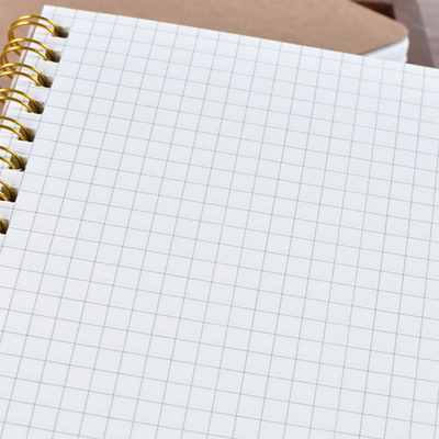kraft hardcover A5 Spiral Bound Lined Notebook 142mm x 212mm Daily Use